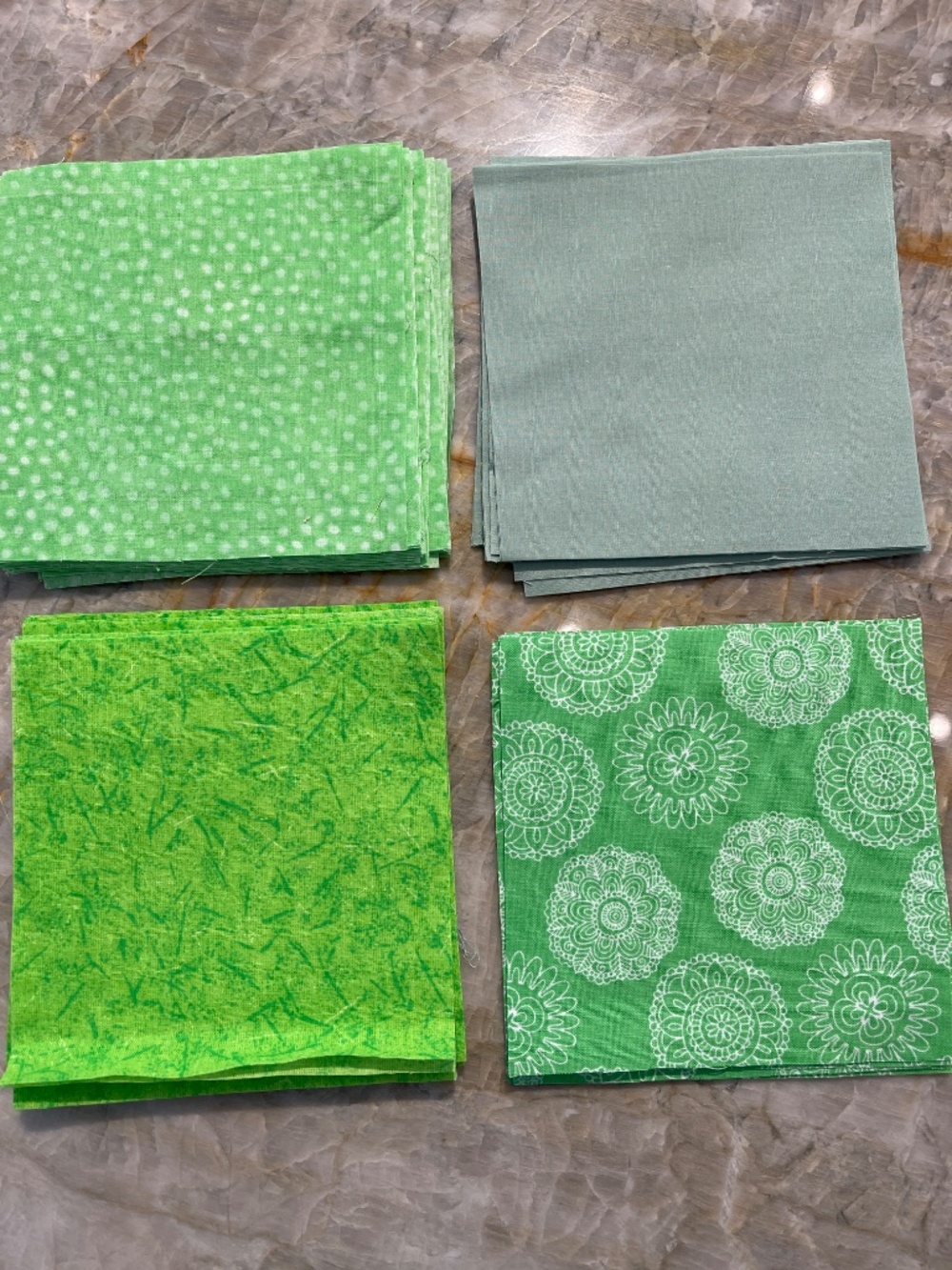 5" Inch Quilt Squares 78 Count